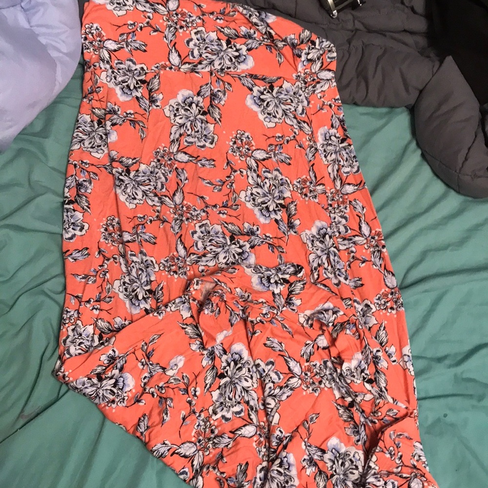 Floral maxi skirt